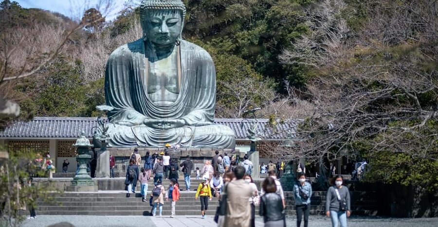 Trip to Kamakura & Enoshima: Shrines, Seaside, Temples &Tea - Kōtoku-in Great Buddha: seeing scale, then stepping inside