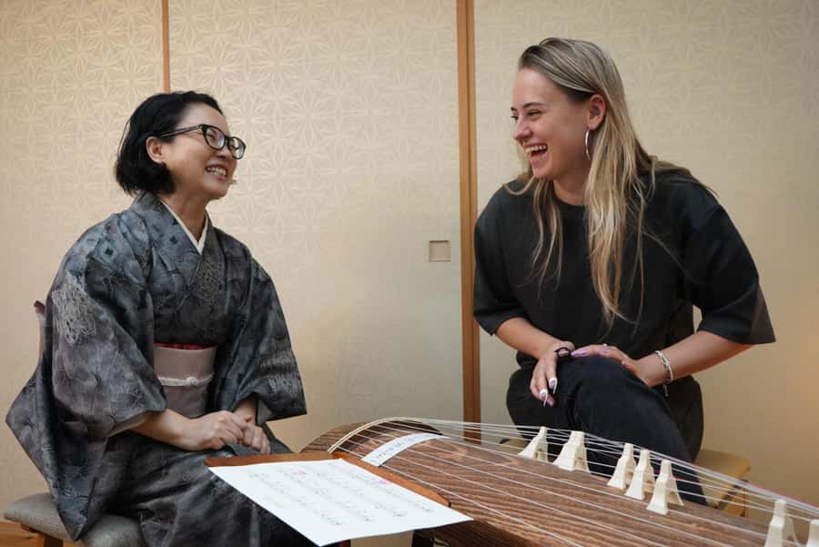 Visit local home for music and tea ceremony near Disney - Koto Music: Three Pieces, Then Your Turn on Sakura