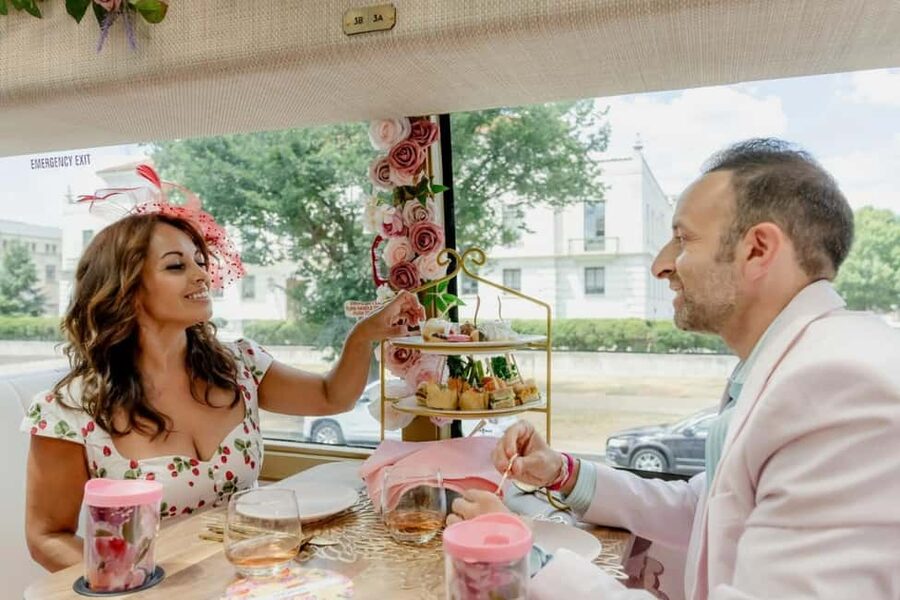 Washington, D.C.: Tea Around Town Bus Tour with Landmarks - The Tea Service: Scones, Clotted Cream, Finger Sandwiches, and Dessert