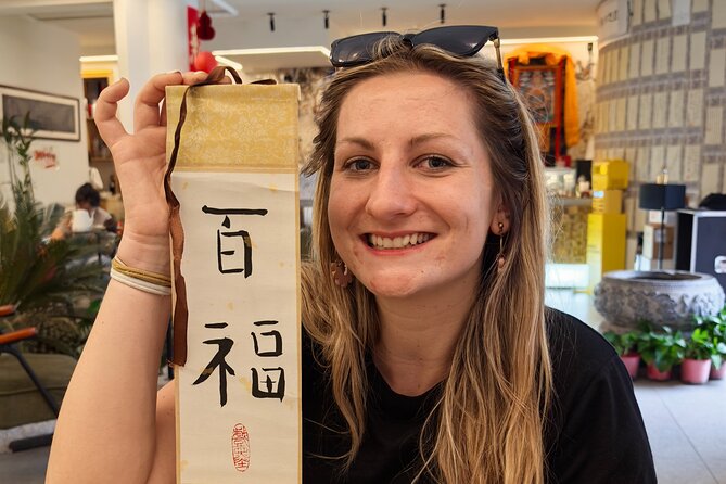 Xi'an Calligraphy & Tea Ceremony - Dive into Ink & Brush Artistry - Fan, Bookmarks, and Scroll Painting: What You Take Home