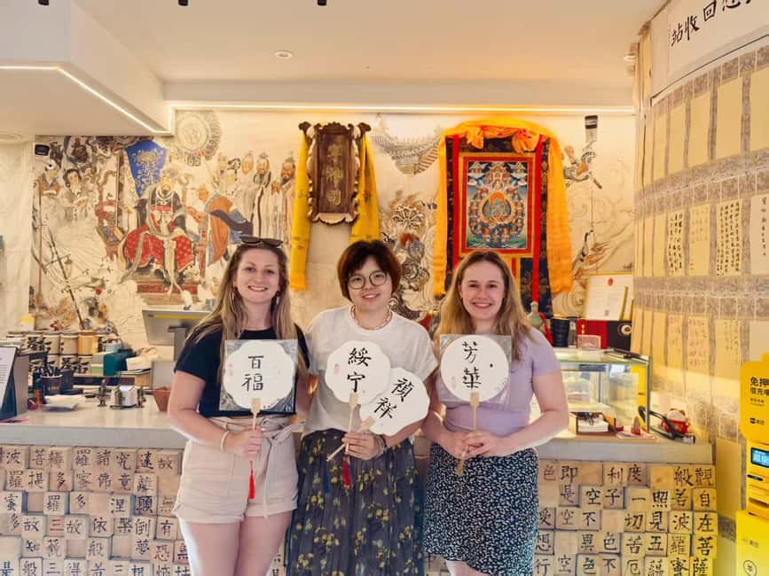 Xi'an Chinese Calligraphy Workshop: Ink Art & Tea Tasting - Turn Practice Into Art: Fan or Scroll Plus Bookmarks